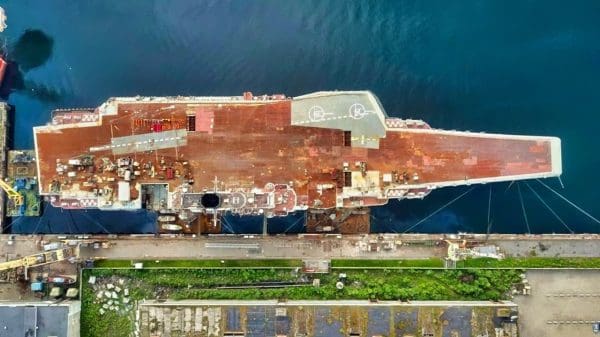Admiral Kuznetsov Russian Aircraft Carrier.