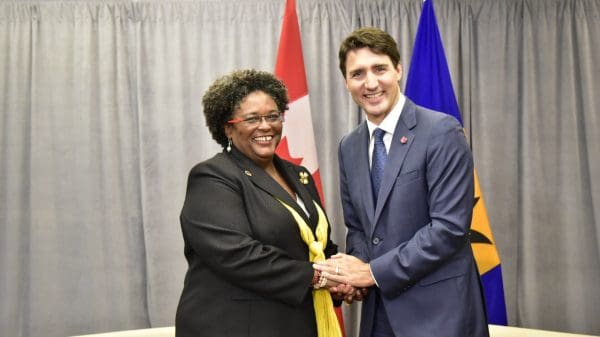 Bilateral meeting on the fringes of the UN General Assembly with Canadian Prime Minister Justin Trudeau.