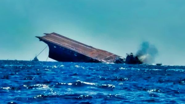 Sinking Aircraft Carrier Navy