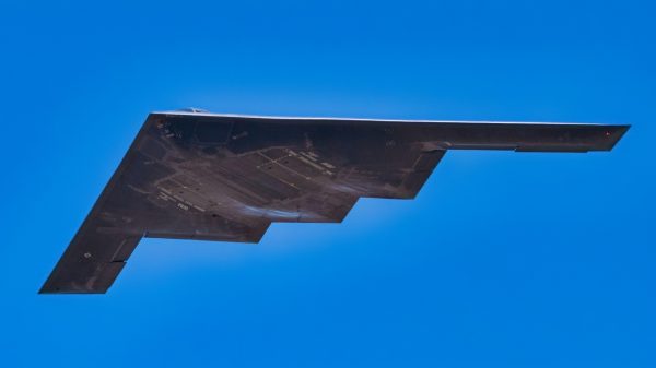 B-2 Stealth Bomber US Air Force Flying High