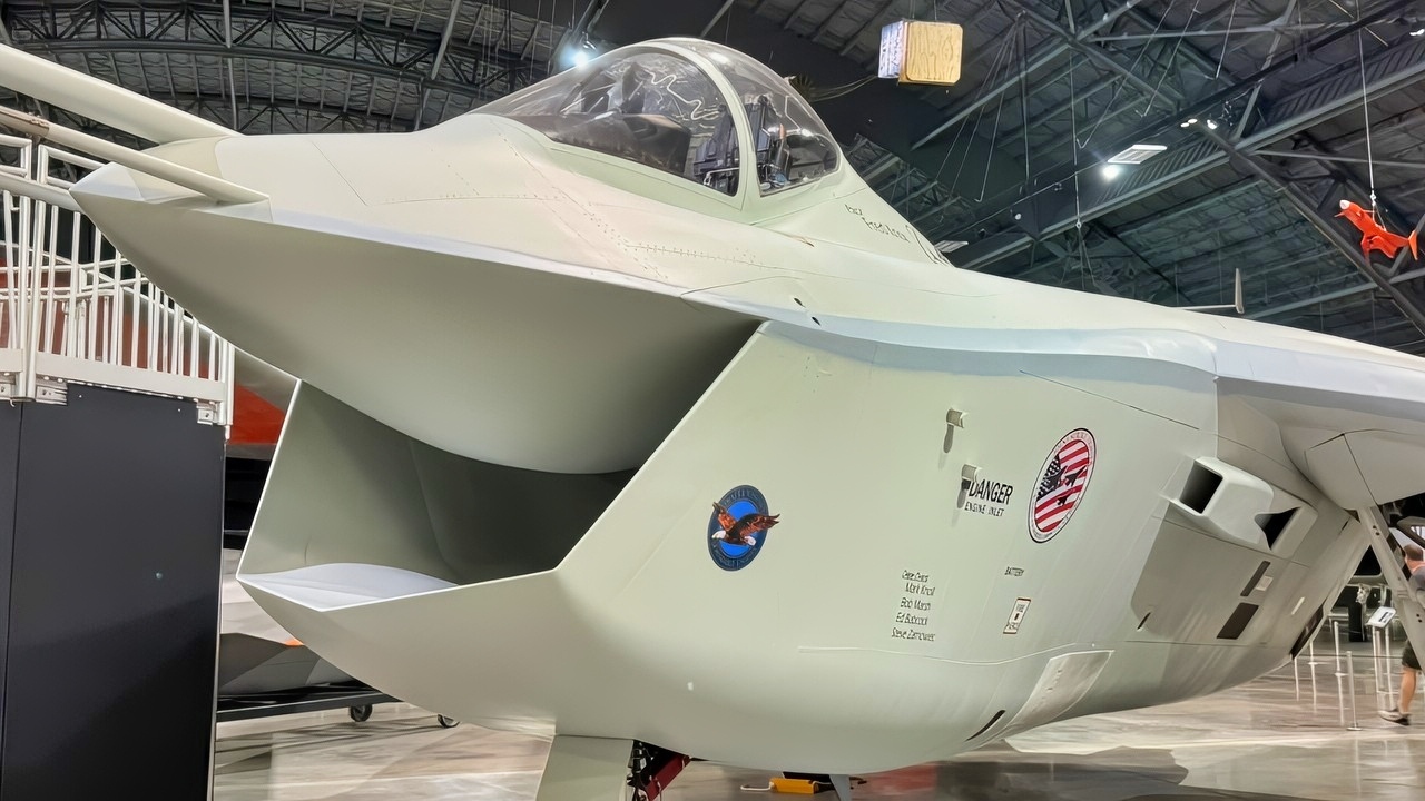 Boeing X-32 JSF at USAF Museum July 2025