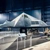 F-117 Stealth Fighter in Museum Hanger