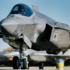 A U.S. Air Force F-35 Lightning II taxis during a cross-servicing event at NATO Allied Air Command’s Ramstein Flag 2025 exercise April 4, 2025. Successful cross-servicing at RAFL25 is an example of the importance of integrated logistics and maintenance training that enhances U.S. warfighting readiness by strengthening United States Air Forces in Europe – Air Forces Africa’s ability to deploy, sustain, and project fifth-generation capabilities across the European theater. (Royal Netherlands photo by Sgt. Maj. Jan Dijkstra)