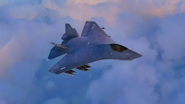 Boeing F-32 or X-32 Fighter Artist Rendition: Image Creator: Adam Burch/hangar-b.com.