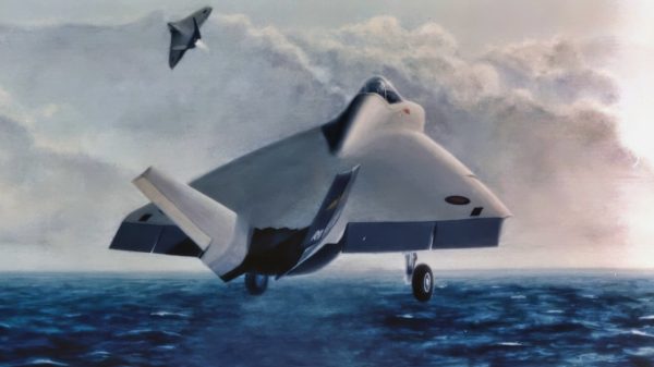 Boeing X-32 Fighter Artist Drawing U.S. Air Force