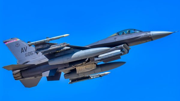 A U.S. Air Force F-16 Fighting Falcon assigned to the 510th Fighter Generation Squadron takes off during Exercise Anatolian Eagle 25 at the 3rd Main Jet Base, Konya, Türkiye, June 30, 2025. Through realistic multinational training, the 31st Fighter Wing enhances survivability, increases combat effectiveness and demonstrates that the U.S. and its Allies and partners are prepared to defend the homeland, deter aggression, and, if necessary, fight and win. (U.S. Air Force photo by Airman 1st Class Zachary Jakel)