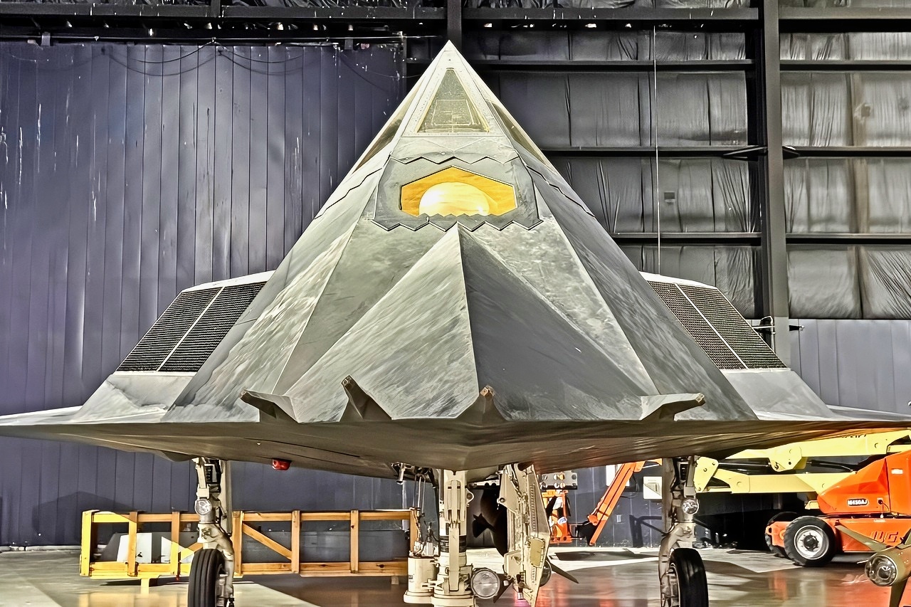 The Mighty F-117A Nighthawk at USAF Museum