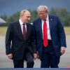 President Donald J. Trump welcomes Russian President Vladimir Putin to Joint Base Elmendorf-Richardson, Anchorage, Alaska, August 15, 2025 (DoD photo by Benjamin Applebaum)