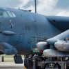 A B-52H Stratofortress sits on the flightline before a munitions load operation at Minot Air Force Base, North Dakota, Sept 5, 2025. The base-wide readiness exercise tested the wing’s ability to generate aircraft, conduct security operations and respond to challenging scenarios. (U.S. Air Force photo by Airman 1st Class Vincent Padilla)