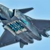 China J-20 Fighter with Missiles