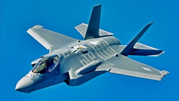 U.S. Air Force F-35A Lightning II Joint Strike Fighter pilots from the 58th Fighter Squadron, 33rd Fighter Wing, Eglin AFB, Fla., navigate their aircraft toward an Air Force Reserve KC-135 Stratotanker from the 336th Air Refueling Squadron, March ARB, Calif., May 16, 2013, off the coast of northwest Florida. The 33rd Fighter Wing is a joint graduate flying and maintenance training wing that trains Air Force, Marine, Navy and international partner operators and maintainers of the F-35 Lightning II. (U.S. Air Force photo by Master Sgt. John R. Nimmo, Sr./RELEASED)