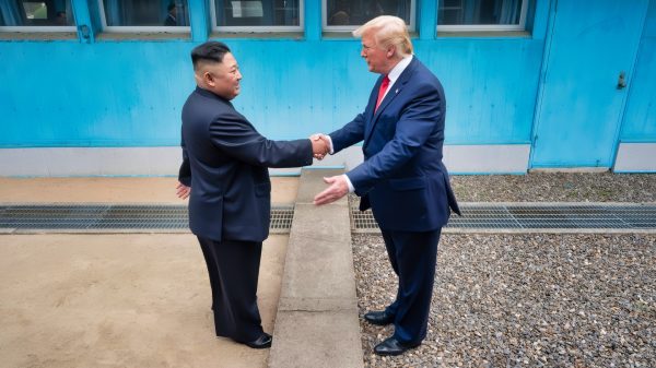 North Korea and Donald Trump DMZ