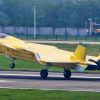 J-20A Fighter in Yellow