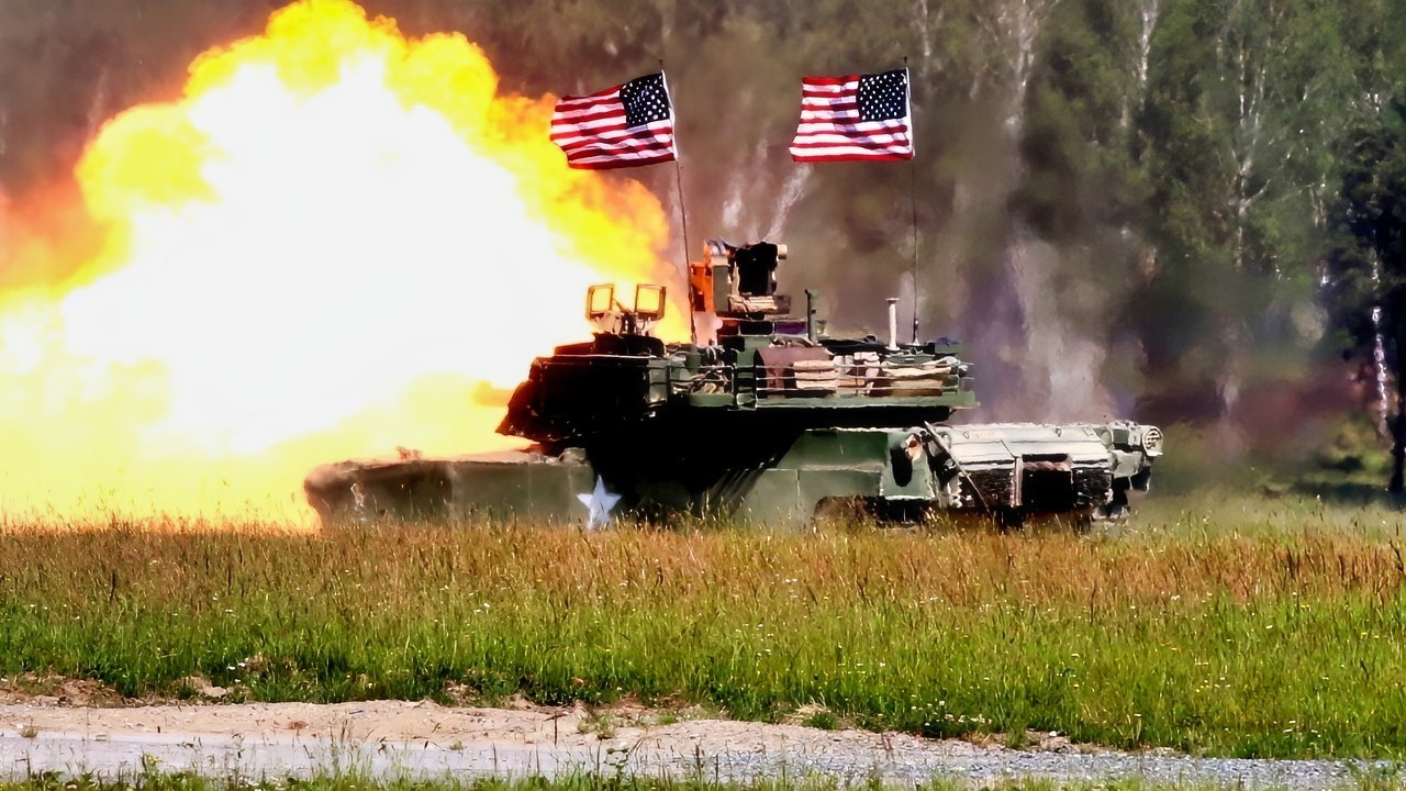 Soldiers from 2nd Battalion, 70th Armor Regiment, 2nd Armored Brigade Combat Team, 1st Infantry Division, fire at a target while conducting the defensive position live fire portion of the Strong Europe Tank Challenge at the Grafenwoehr Training Area, Germany, on June 5.The Strong Europe Tank Challenge is an annual training event designed to give participating nations a dynamic, productive and fun environment in which to foster military partnerships, form Soldier-level relationships, and share tactics, techniques and procedures. The participating nations this year are Austria, France, Germany, Poland, Sweden, Ukraine, United Kingdom and the United States.