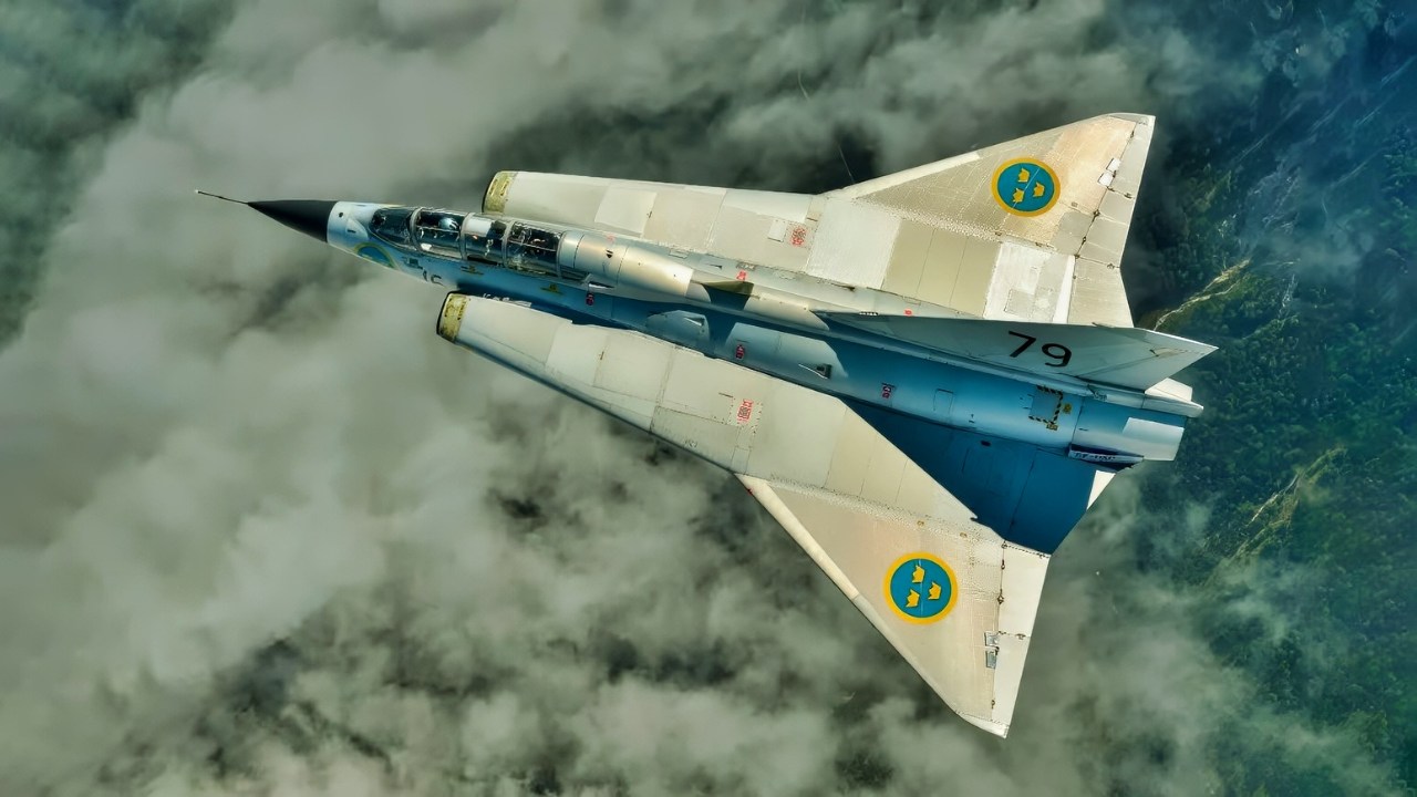 Saab 35 Draken Fighter from Sweden