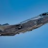 A Norwegian F-35A Lightning II fighter jet assigned to the 62nd Fighter Squadron (FS), Luke Air Force Base, Arizona, takes-off for a mission during Red Flag 21-2, at Nellis AFB, Nevada, March 8, 2021. The 62nd FS conducts F-35 pilot training for U.S. and allied aircrews. (U.S. Air Force photo by William R. Lewis)